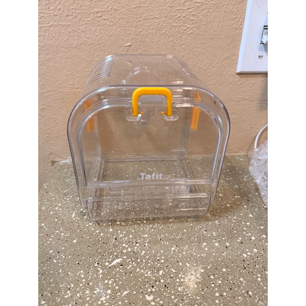 Tafit Clear Portable Small Animal Travel Carrier Cage‎ with Handle Ventilation